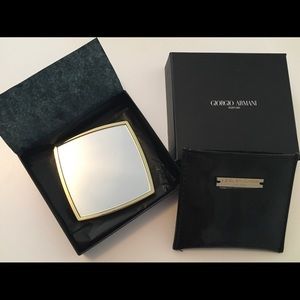 Giorgio Armani Compact Mirror With Pouch